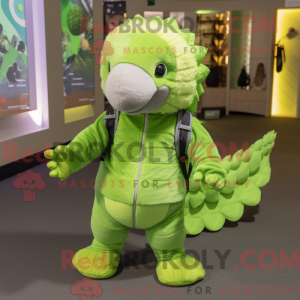 Mascot character of a Lime...