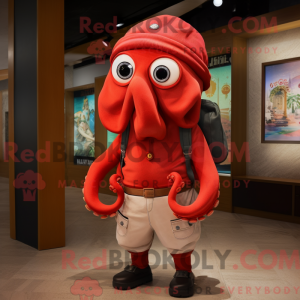 Mascot character of a Red...