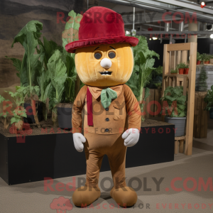 Maskot-karakter av en...