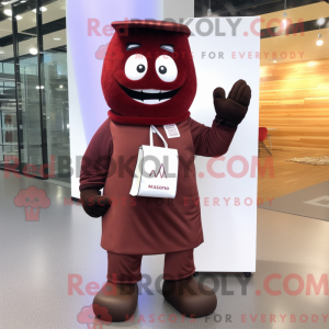 Maskot karakter av en...