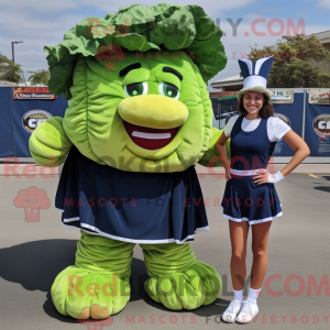 Mascot character of a Navy...