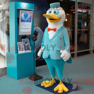 Maskottchen einer Cyan-Möwe...