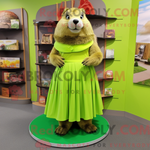 Mascottefiguur van een...