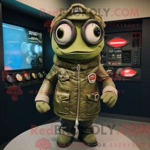 Maskot-karakter av en Olive...