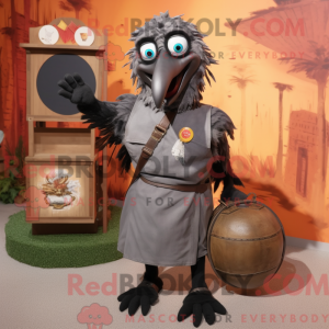 Mascot character of a Gray...