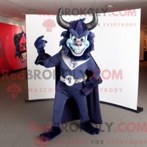 Mascot character of a Navy...