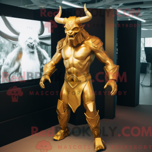 Mascot character of a Gold...