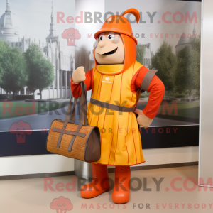 Mascottefiguur van een...