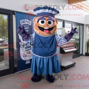Maskottchenfigur eines Navy...