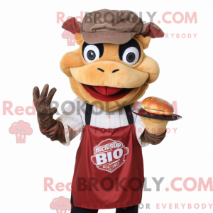 Mascottefiguur van een Rust...