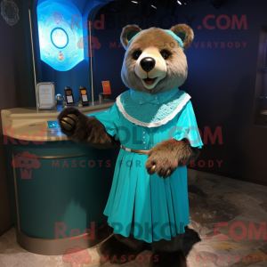 Mascot karakter van een...