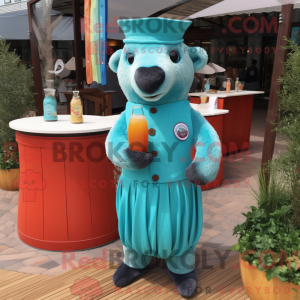 Personnage mascotte d un...