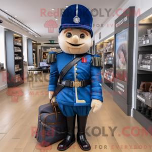 Mascot character of a Blue...