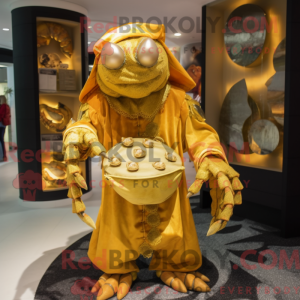 Mascottefiguur van een...