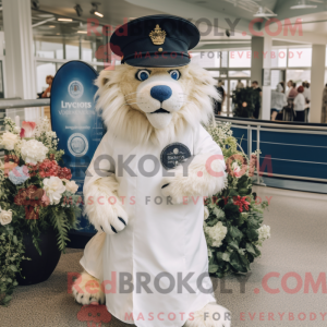 Mascottefiguur van een...