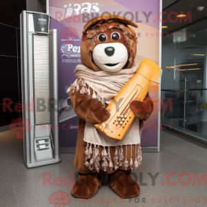 Mascot karakter van een...