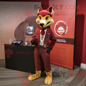Mascot character of a...
