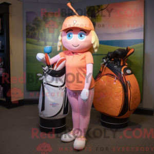 Postava maskota Peach Golf...