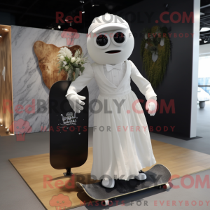 Mascot character of a White...