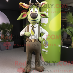 Postava maskota Olive Zebu...