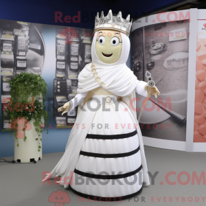 Mascot character of a White...