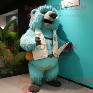 Mascot karakter van een...