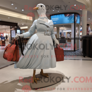 Mascot character of a White...