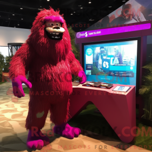 Mascottekarakter van een...
