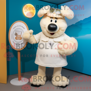 Mascot character of a Cream...