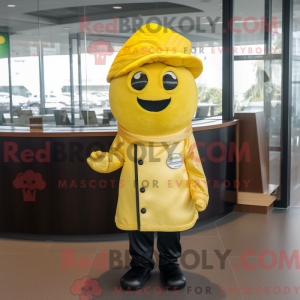 Mascot character of a Lemon...