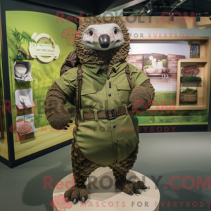 Mascot character of a Olive...