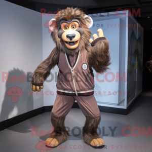 Mascot karakter van een...