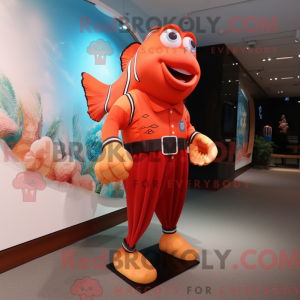 Mascot karakter van een...