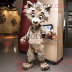 Mascottefiguur van een...
