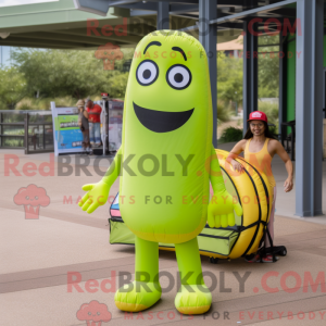 Mascot character of a Lime...
