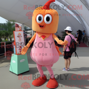 Postava maskota Peach Stilt...