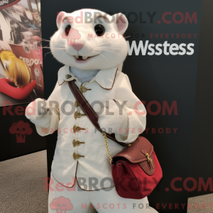 Mascot character of a White...