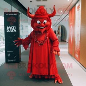  Devil maskot drakt...