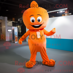 Maskottchenfigur von Orange...