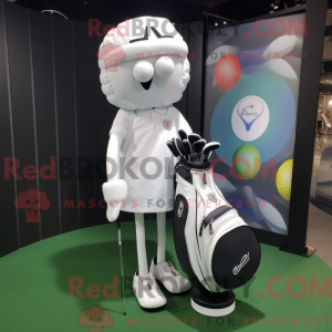 Mascot character of a White...