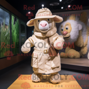 Mascot character of a Cream...