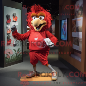 Mascot character of a Red...