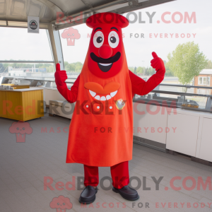 Mascot character of a Red...