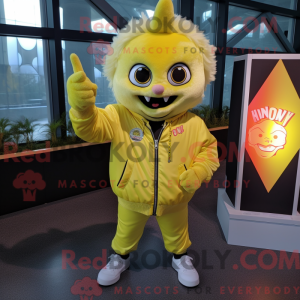 Mascottefiguur van een...