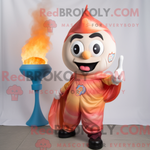 Mascottefiguur van een...
