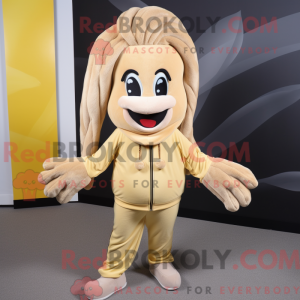 Mascot karakter van een Tan...