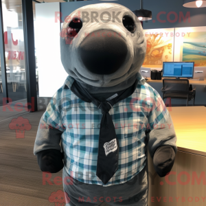 Mascot character of a Gray...