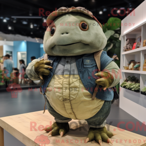 Maskot karakter af en Olive...