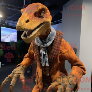 Mascot character of a Rust...