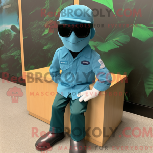 Mascottefiguur van een...
